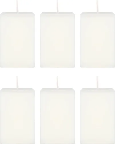 Vista 19 de Mega Candles 1 vela cuadrada rosa sin perfume, velas de cera de primera calidad vertidas a mano de 2 x 3 pulgadas, decoración del hogar, recepciones