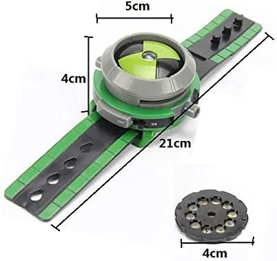 Vista 6 de Reloj proyector para niños, reloj Omnitrix Toys Ben 10 Ultimate Alien Watch Style para niños, regalos de cumpleaños y Navidad, Moderno