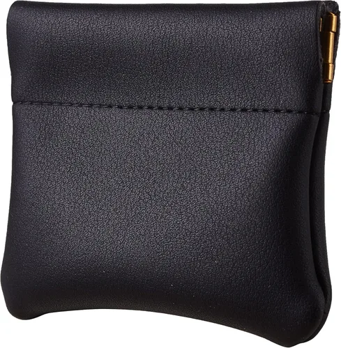 Vista 2 de Travelambo - Monedero de cuero con cierre de boquilla para hombre y mujer