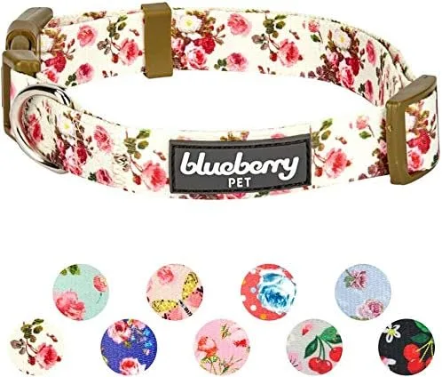 Vista 7 de Blueberry Pet 10+ Patrones Primavera Aroma Floral Collares, Collares Personalizados