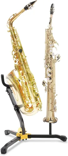 Vista 2 de Hercules DS533BB Soporte para saxofón Alto/Tenor y Soprano con Bolsa