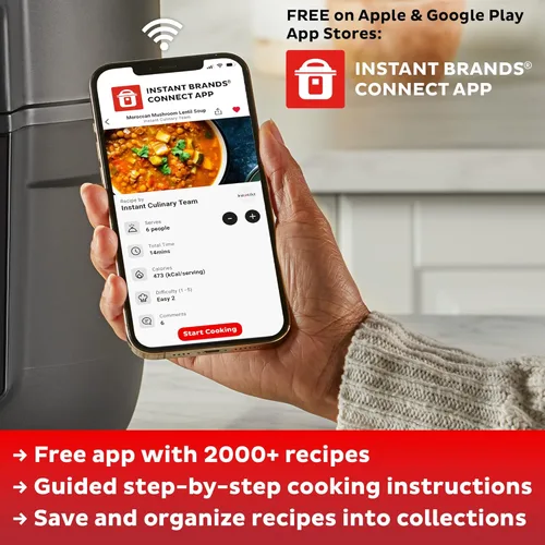 Vista 7 de Instant Pot Vortex 2 cuartos Mini Freidora de Aire, Pequeña Freidora de Aire que Cruje, Recalienta, Hornea, Asa para Comidas Rápidas y Fáciles