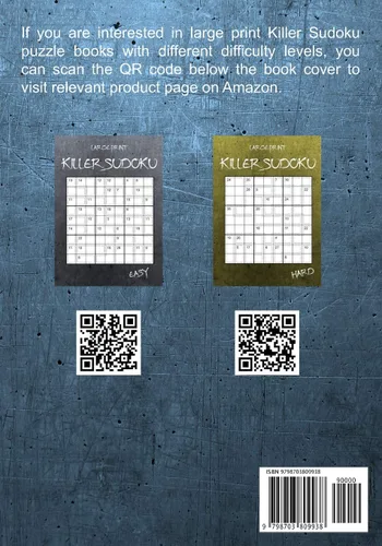 Vista 2 de Large Print Medium Killer Sudoku 100 Sumoku Puzzles - Sudoku Variety Puzzle Book