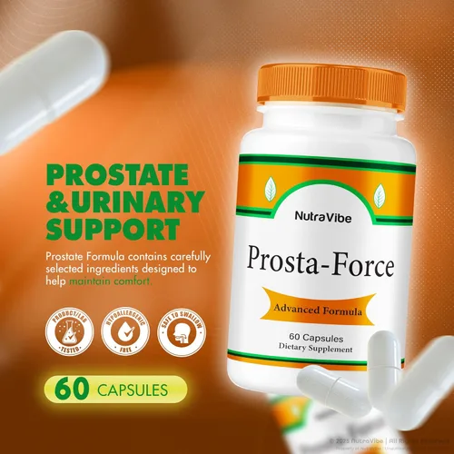 Vista 3 de ProstaForce Cápsulas – Suplemento oficial Prosta Force para la salud de la próstata y la vejiga Fórmula natural premium para comodidad urinaria