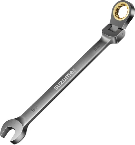 Vista 22 de SUZUME Llave de trinquete de cabeza flexible de 1/2 "SAE 72 dientes de acero Cr-V con cabezal flexible de 180° 15K+ engranajes bloqueados ciclo