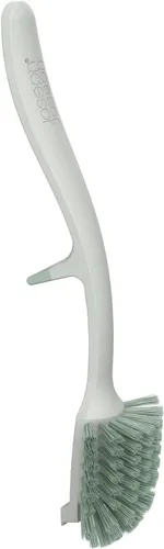 Vista 6 de Joseph Joseph Edge - Cepillo para platos con soporte integrado para fregadero, color gris