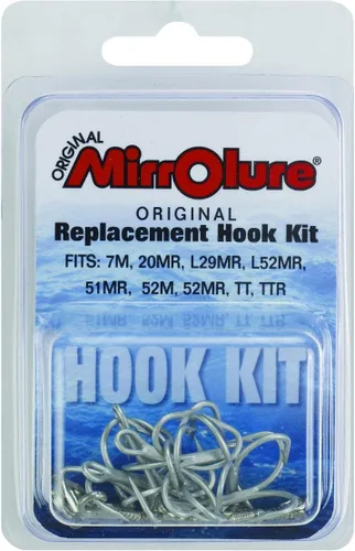 Vista 33 de MirrOLure Mirrodine Gancho de pesca plateado extraafilado de acero inoxidable de 1 pieza