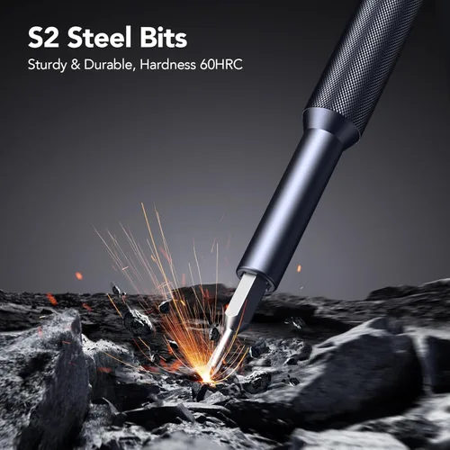 Vista 4 de JOREST Juego de destornilladores de precisión 50 en 1 con Torx de seguridad, mini kit de reparación magnético para Macbook, laptop, PS4, PS5