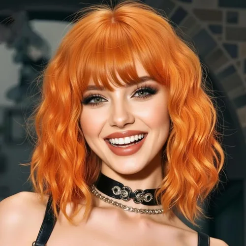 Vista 7 de AISI HAIR Peluca rizada estilo Bob con flequillo, pelucas cortas onduladas de color rubio arena para mujer, estilo Bob, pelucas sintéticas