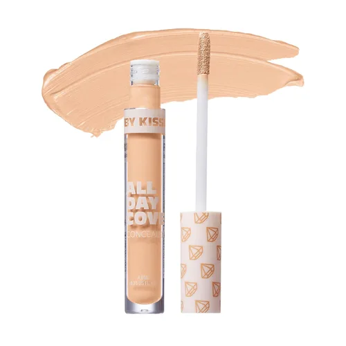 Vista 8 de Ruby Kisses Corrector para todo el día, ligero, cobertura completa, corrector multiusos, 0.13 onzas líquidas (porcelana justa)