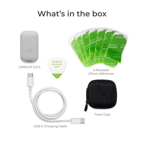 Vista 7 de Upright GO S Lite Corrector postural y entrenador con aplicación inteligente para mujeres y hombres