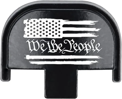 Vista 9 de Placas de deslizamiento traseras de aluminio grabadas con láser, compatibles con accesorios Glock/Taurus/S&W/Sig Sauer/Springfield/CZ/Ruger/Kahr