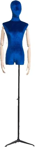 Mannequin Display Stand Female Dressmaker Dummies Show Chest Height-Adjustable Tripod Base for Costume Jewelry Display Stand Dress