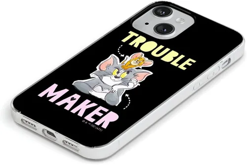Vista 5 de ERT GROUP Funda para Xiaomi REDMI Note 10/10S Original y Oficialmente Licenciada Tom & Jerry Patrón Jerry 001 adaptado de manera óptima a