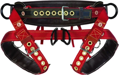 Vista 8 de Weaver Leather WLC 560 2 Dee flotante con correas acolchadas de nailon para las piernas