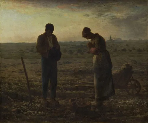 ArtDirect The Angelus (1857-1859) 10x8 UnFramed Museum Art Print Poster Ready for Framing by Jean-François Millet (French, 1814-1875)