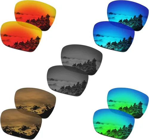 SmartVLT Set of 5 Men's Replacement Lenses for Oakley Deviation OO4061 Sunglass