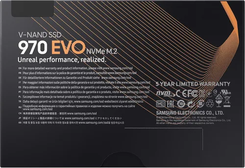 Vista 11 de SAMSUNG (MZ-V7E500BW) 970 EVO SSD 500GB - Unidad interna de estado sólido con interfaz M.2 NVMe con tecnología V-NAND, negro/rojo