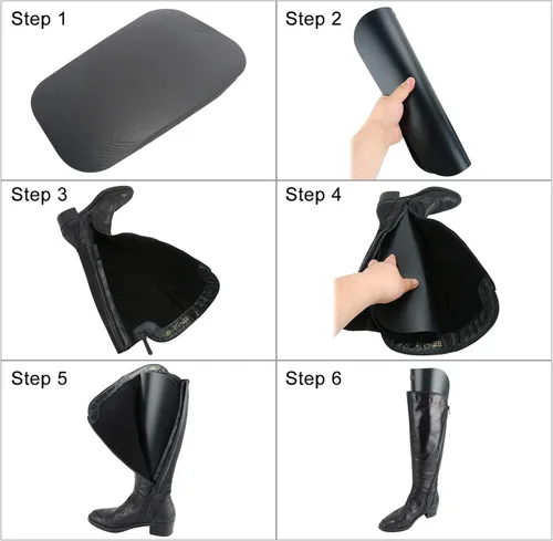Vista 4 de Homend - 5 pares (10 hojas), diseño de botas, para mujer y hombre