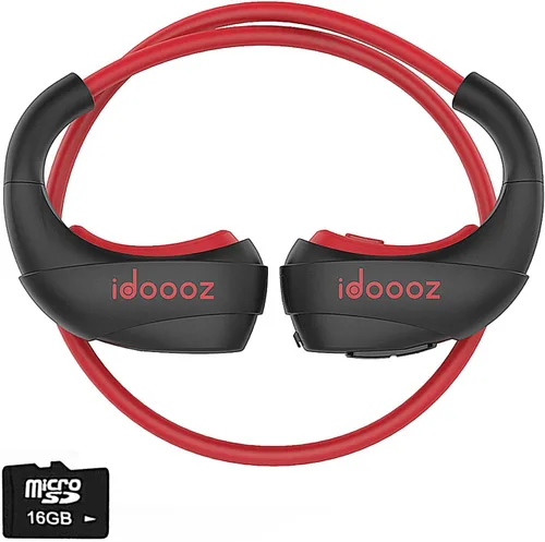 Reproductor inalámbrico Bluetooth MP3 incluido 16 GB de memoria, reproductor de MP3 con auriculares Bluetooth, auriculares intrauditivos para