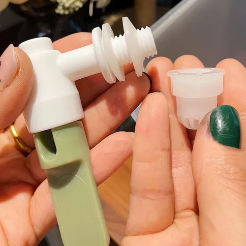 Vista 4 de Dispensador de bebidas de plástico, refrigerador de conservación sellada de polipropileno de 3.9 L, recipiente de té con leche helada, limonada