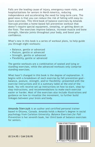 Vista 2 de Balance Exercises for Fall Prevention A seniors' home-based exercise plan (Balance Exercises for Fall Prevention (English & Spanish))