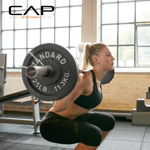 Vista 6 de CAP Barbell Placa de peso olímpica de 2 pulgadas Múltiples opciones