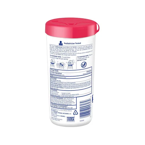 Vista 8 de Wet Ones Toallitas de mano antibacterianas, aroma fresco, el embalaje puede variar, blanco, 40