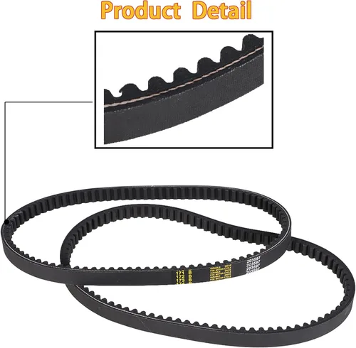 Vista 5 de WFLNHB Go Kart - Correa de transmisión de 37 x 98 para convertidor de par de cometa 203597, sustituye a 10042 (2)
