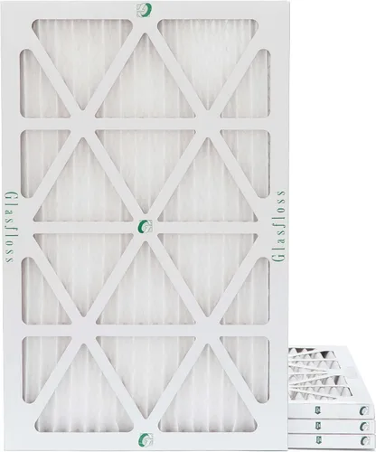 Glasfloss Filtros de aire para horno de CA ZL 16x25x1 MERV 13. Paquete de 4 Tamaño exacto: 15-1/2 x 24-1/2 x 7/8, Clasificación: MERV 13, FPR 10