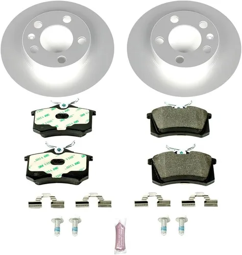 Vista 2 de Power Stop ESK847 Euro-Stop kit de frenos traseros