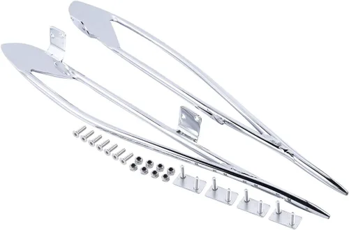 Vista 5 de TCT-MOTORPARTS Protector de riel de guardia para alforja para Indian Chieftain 2014-2023; Indian Springfield Dark Horse 2018-2019 Cromo 2015 2016