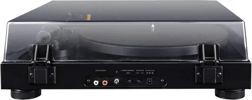 Vista 5 de Fluance RT80 - Tocadiscos clásico de vinilo de alta fidelidad reproductor de discos con cartucho Audio Technica AT91, transmisión por correa