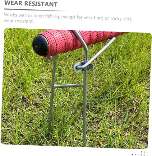 Vista 6 de BESPORTBLE Práctico juego de soportes de varilla de 5 piezas de metal para barcos, garajes, accesorios de pesca