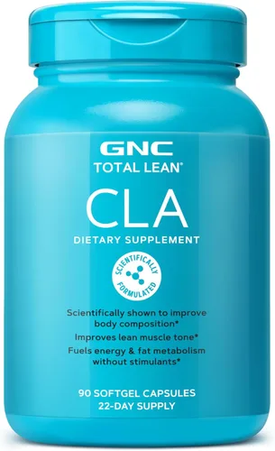 GNC Total Lean Premium CLA 3-6-9 | Mejora la composición corporal y el tono muscular, alimenta la energía sin estimulantes, apoya la salud
