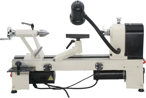 Vista 2 de Shop Fox W1836 Torno de madera con tapa de banco, 12 x 15 pulgadas