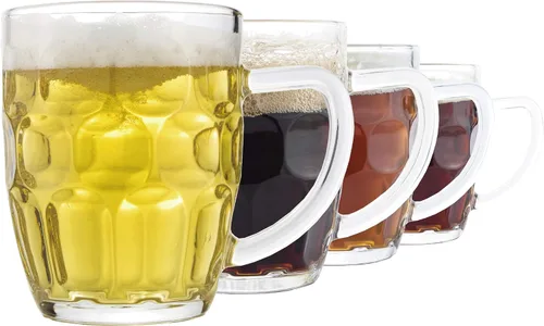 Vista 6 de Taza de cerveza Dimple Stein - 20 oz (paquete de 4)