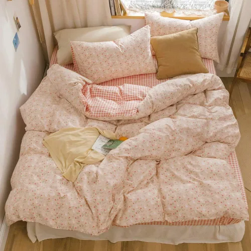 Vista 7 de BlueBlue Juego de Funda de Edredón de Conejo Twin 100% Algodón Ropa de Cama para Niños Niñas Adolescentes Cama Individual Conejito de Dibujos