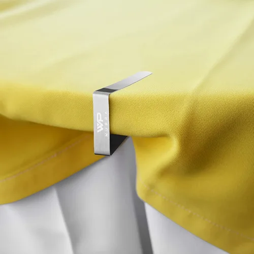 Vista 5 de Paquete de 12 clips para mantel – Clips de mantel para mesas al aire libre, soportes de acero inoxidable resistentes