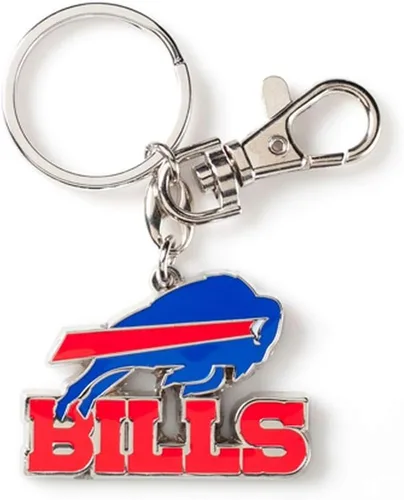 aminco NFL unisex-adult Nfl Heavyweight Logo Keychain Azul