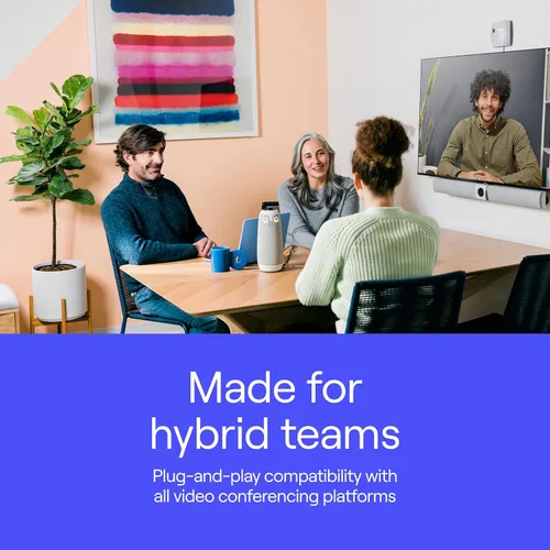 Vista 12 de Meeting Owl 3 Premium Pack: cámara inteligente de videoconferencia HD de 360 grados, micrófono y altavoz