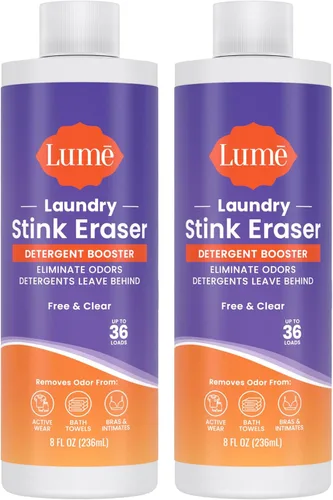 Lume Eliminador de Mal Olor de Ropa - Potenciador de Detergente y Remojo - Elimina el Olor Corporal en la Ropa - Mezcla de Enzimas que Eliminan el