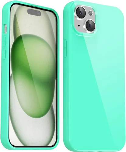 Vista 817 de Svanove para iPhone 7 Plus/ 8 Plus, funda de silicona, de goma suave brillante y gel de jey lindo, funda protectora de plástico simple y lisa