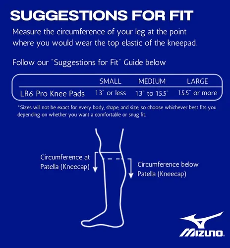 Vista 3 de Mizuno Rodilleras de voleibol LR6 Pro ECO para mujer