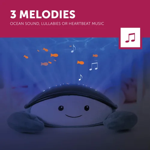 Vista 5 de Zazu Kids Proyector de música con luz nocturna para niños (Cody)