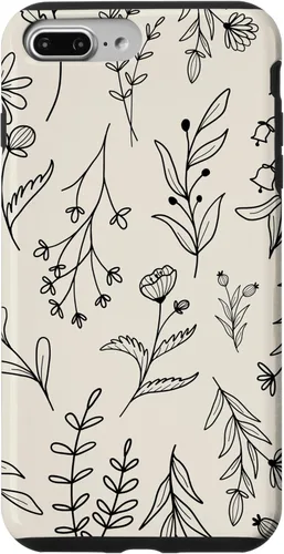 Vista 12 de Sand Beige Wildflower Floral Pattern Case for iPhone 16