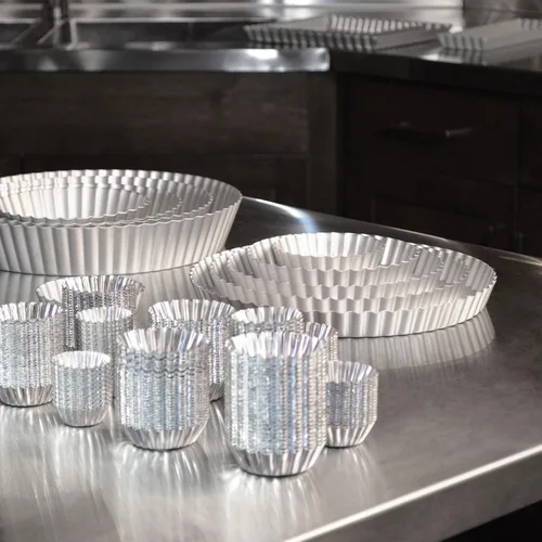 Vista 5 de Fat Daddio's PFT-375 - Sartén redonda acanalada con fondo extraíble, 3.75 x 1 pulgada