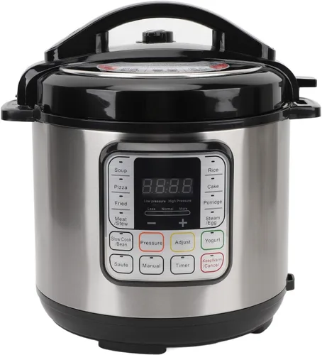 Cocina múltiple 16 en 1, olla a presión de acero inoxidable para lavavajillas para olla de cocción lenta, olla de arroz, olla de vapor, calentador