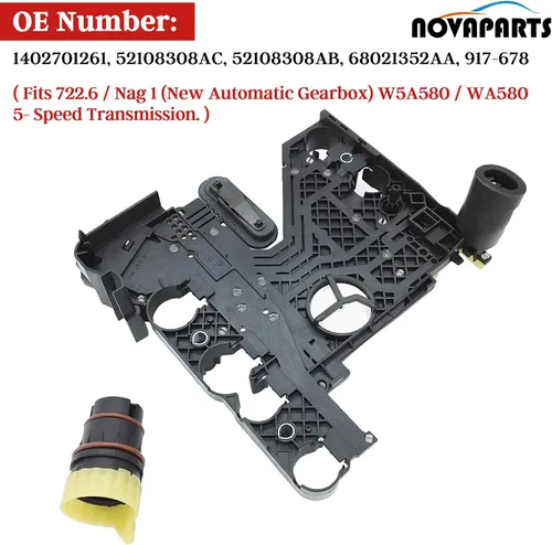 Vista 3 de NOVAPARTS 52108308AC 1402701261 NAG1 Placa conductora del cuerpo de la válvula de transmisión con conector de sensor de velocidad 917-678
