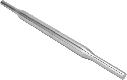 Vista 11 de Rodillo de acero inoxidable de grado profesional para masa de pizza para cocina casera, pizzería, panadería (14.6 in)